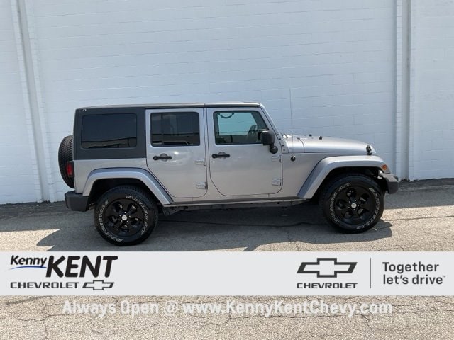 Used 2017 Jeep Wrangler Unlimited Sahara with VIN 1C4BJWEG1HL558903 for sale in Evansville, IN
