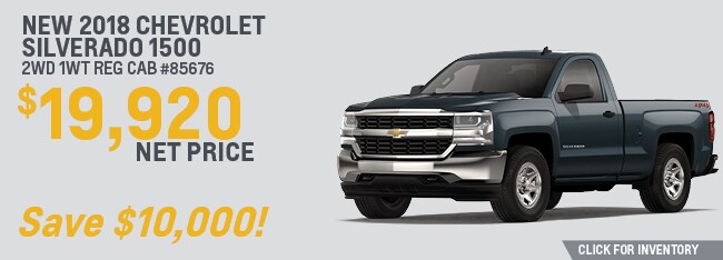 2018 Chevrolet Silverado 1500 2WD 1WT REG CAB