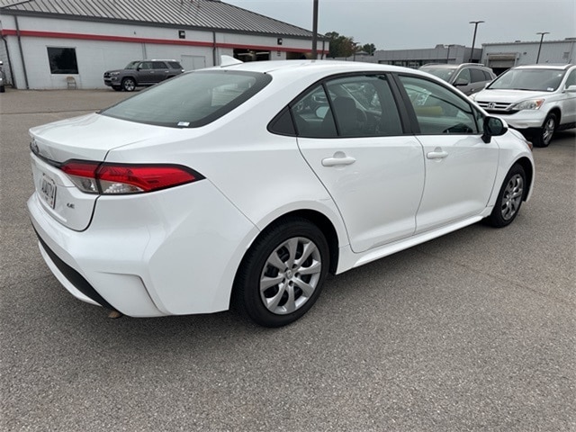 Certified 2022 Toyota Corolla LE with VIN 5YFEPMAE3NP324950 for sale in Evansville, IN