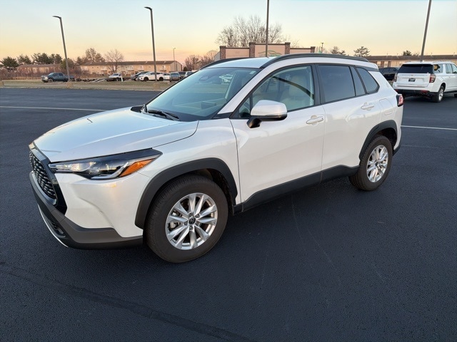 Certified 2023 Toyota Corolla Cross LE with VIN 7MUCAAAG2PV042548 for sale in Northfield, Minnesota