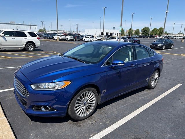 Used 2015 Ford Fusion Titanium with VIN 3FA6P0K9XFR310043 for sale in Evansville, IN
