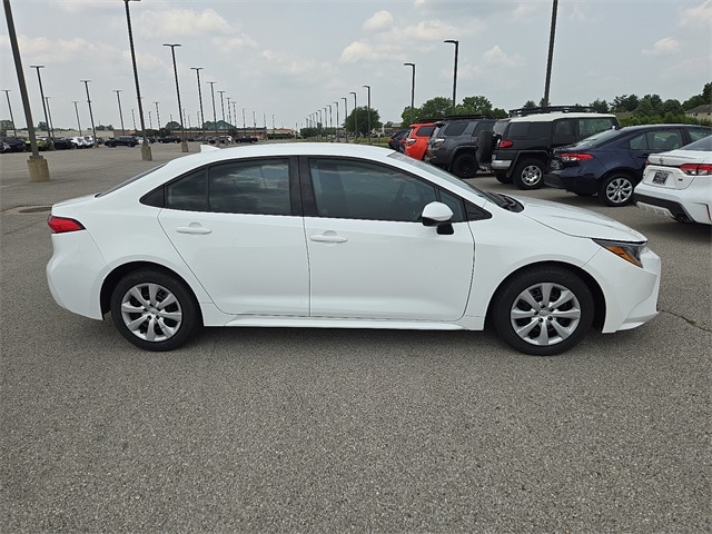 Certified 2023 Toyota Corolla LE with VIN 5YFB4MDE5PP042089 for sale in Evansville, IN