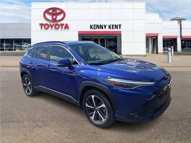 Blue Crush Metallic 2024 Toyota Corolla Cross Hybrid XSE AWD SUV / Crossover All-Wheel Drive Continuously Variable Transmission