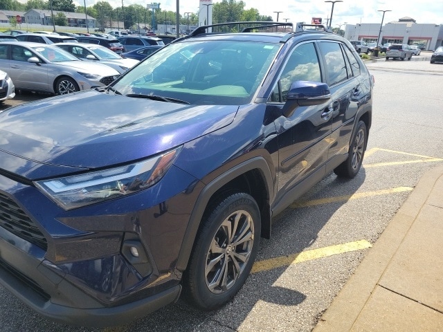 Used 2024 Toyota RAV4 XLE Premium with VIN JTMB6RFV1RD121141 for sale in Evansville, IN
