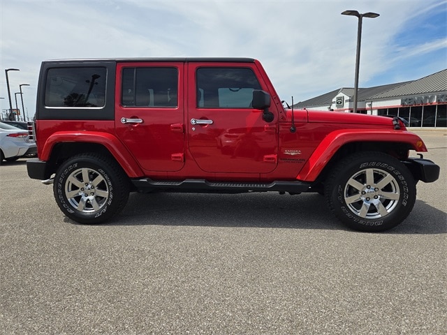 Used 2013 Jeep Wrangler Unlimited Sahara with VIN 1C4BJWEG3DL693763 for sale in Evansville, IN