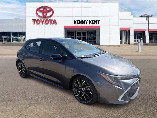 Midnight Black 2022 Toyota Corolla Hatchback Hatchback Front-Wheel Drive Continuously Variable Transmission