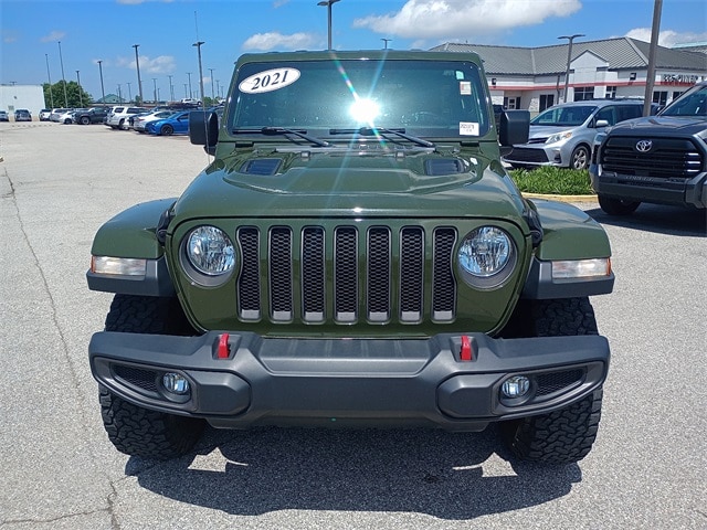 Used 2021 Jeep Wrangler Unlimited Rubicon with VIN 1C4JJXFM2MW532678 for sale in Evansville, IN