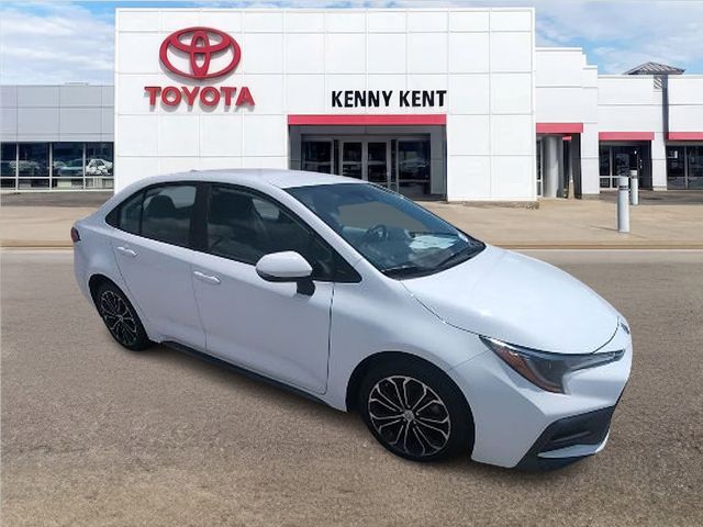 White 2022 Toyota Corolla Sedan Front-Wheel Drive Continuously Variable Transmission