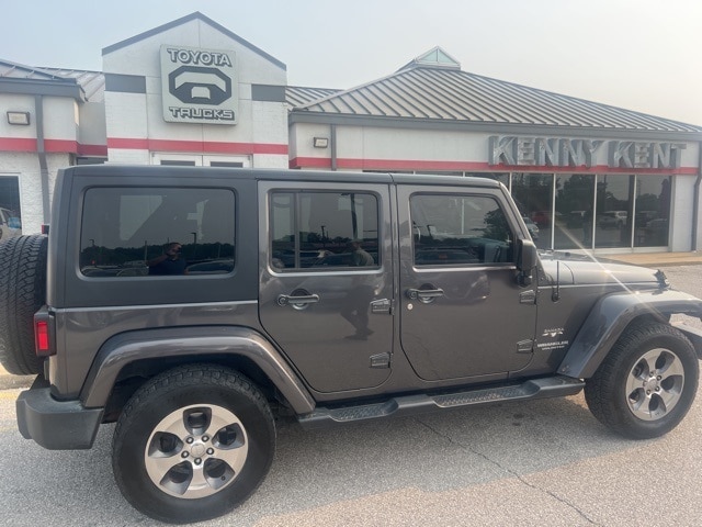 Used 2017 Jeep Wrangler Unlimited Sahara with VIN 1C4BJWEG7HL545699 for sale in Evansville, IN