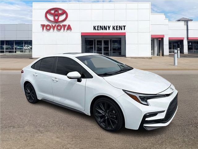 White (Wind Chill Pearl) 2024 Toyota Corolla SE FWD Sedan Front-Wheel Drive Continuously Variable Transmission
