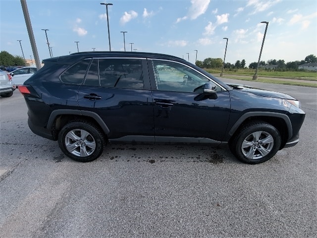 Certified 2022 Toyota RAV4 XLE with VIN 2T3P1RFV4NW299241 for sale in Evansville, IN