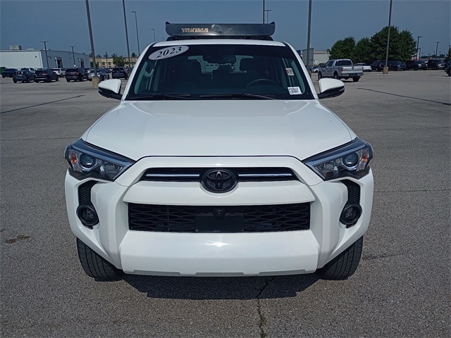 Certified 2023 Toyota 4Runner SR5 Premium with VIN JTENU5JR2P6145192 for sale in Evansville, IN