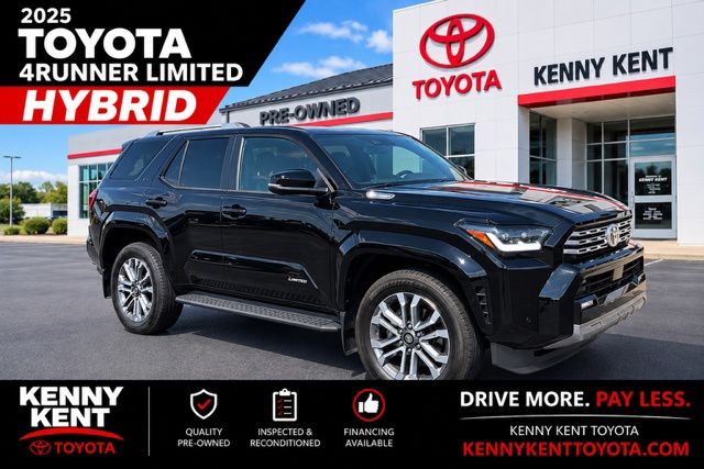 Black 2025 Toyota 4Runner SUV / Crossover All-Wheel Drive 8-Speed Automatic