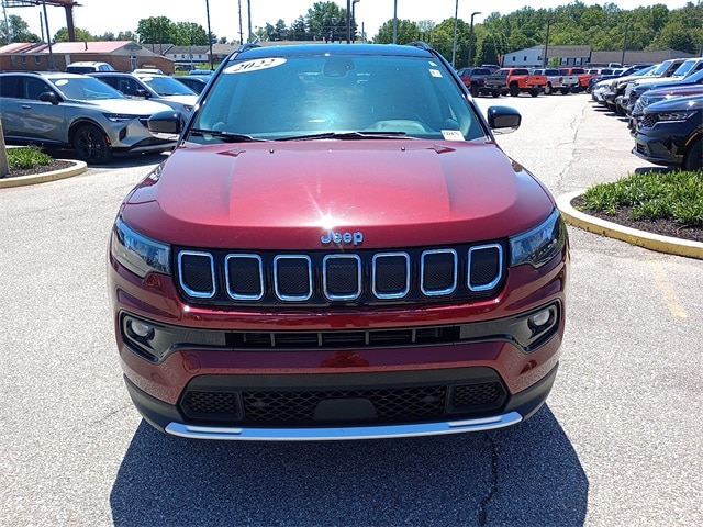 Used 2022 Jeep Compass Limited with VIN 3C4NJDCBXNT143443 for sale in Evansville, IN