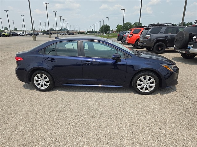 Certified 2024 Toyota Corolla LE with VIN 5YFB4MDE3RP130741 for sale in Evansville, IN