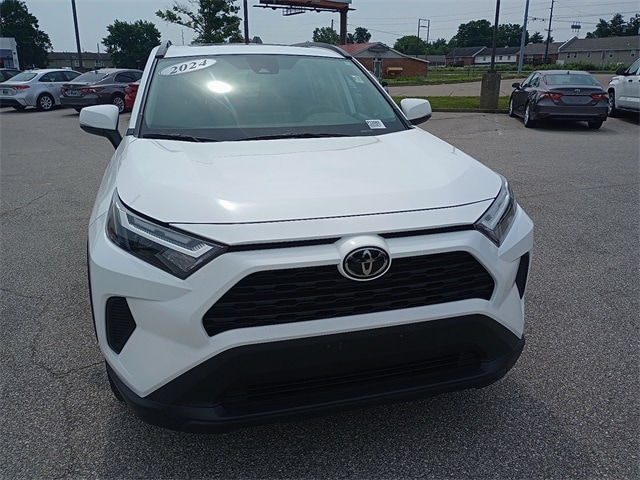 Certified 2024 Toyota RAV4 XLE with VIN 2T3W1RFV8RC287578 for sale in Evansville, IN