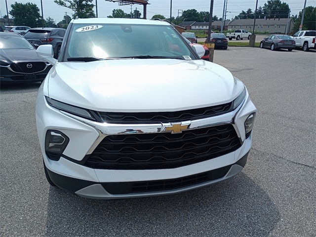 Used 2023 Chevrolet Blazer 2LT with VIN 3GNKBCR42PS228599 for sale in Evansville, IN