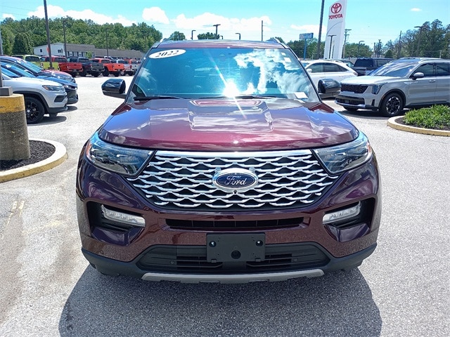 Used 2022 Ford Explorer Platinum with VIN 1FM5K8HC9NGA25972 for sale in Evansville, IN