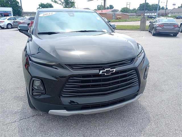 Used 2022 Chevrolet Blazer 2LT with VIN 3GNKBCR42NS175092 for sale in Evansville, IN