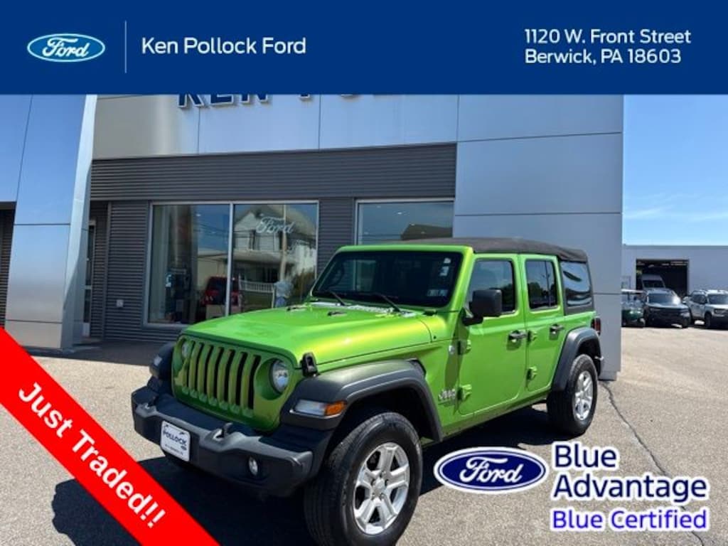 Certified 2020 Jeep Wrangler Unlimited Sport S SUV