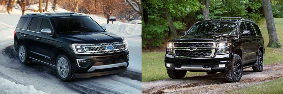 2018 Ford Expedition vs. Chevrolet Tahoe SUV Comparison