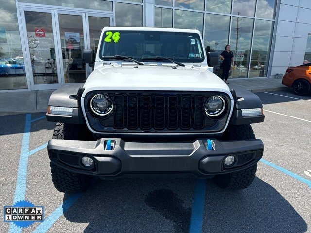 Used 2024 Jeep Wrangler 4xe Willys 4XE with VIN 1C4RJXN68RW162298 for sale in Wilkes-barre, PA