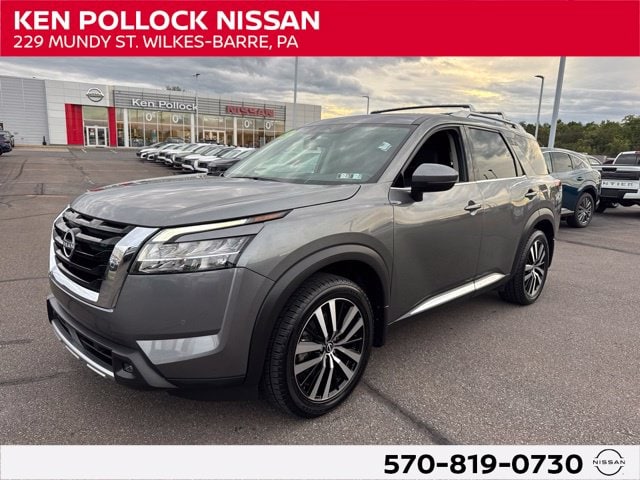 Gray (Gun Metallic) 2023 Nissan Pathfinder SUV / Crossover All-Wheel Drive 9-Speed Automatic