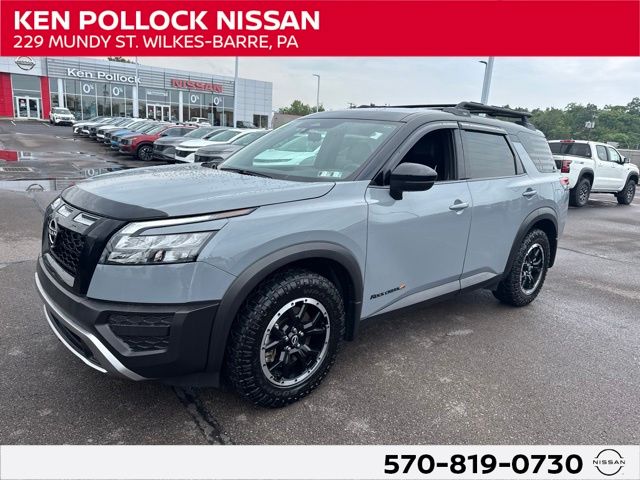 Solid Gray Super Black 2024 Nissan Pathfinder SUV / Crossover All-Wheel Drive 9-Speed Automatic