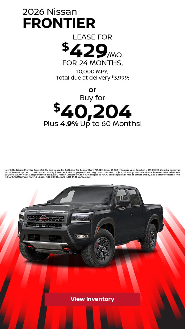 New Nissan Frontier in Pennsylvania | Ken Pollock Nissan