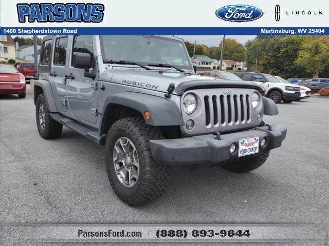 Used 2016 Jeep Wrangler Unlimited Rubicon with VIN 1C4BJWFG9GL283648 for sale in Martinsburg, WV