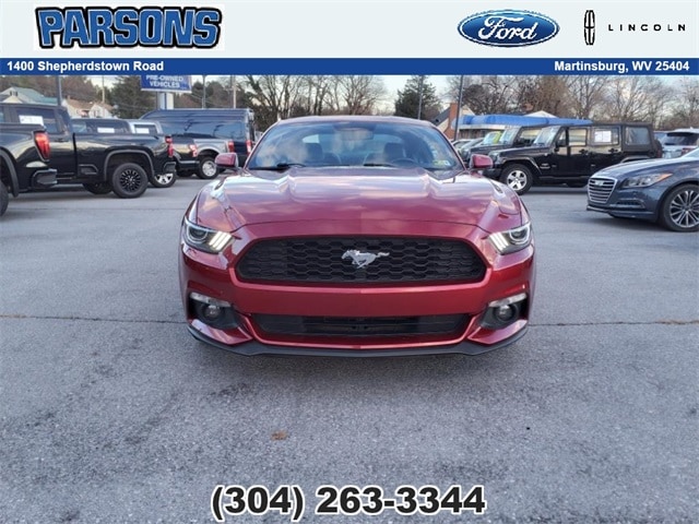 Used 2016 Ford Mustang EcoBoost Premium with VIN 1FA6P8TH1G5241221 for sale in Martinsburg, WV