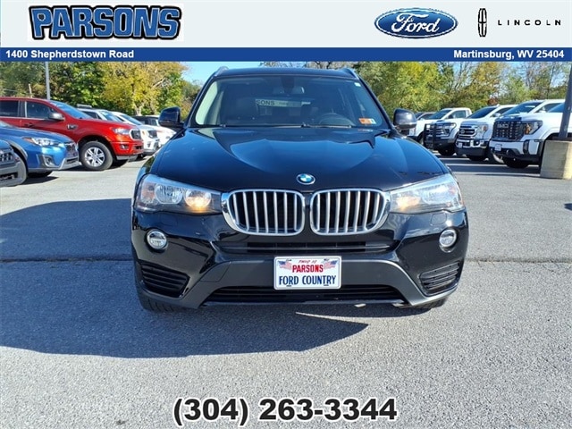 Used 2017 BMW X3 xDrive28i with VIN 5UXWX9C34H0T21596 for sale in Martinsburg, WV