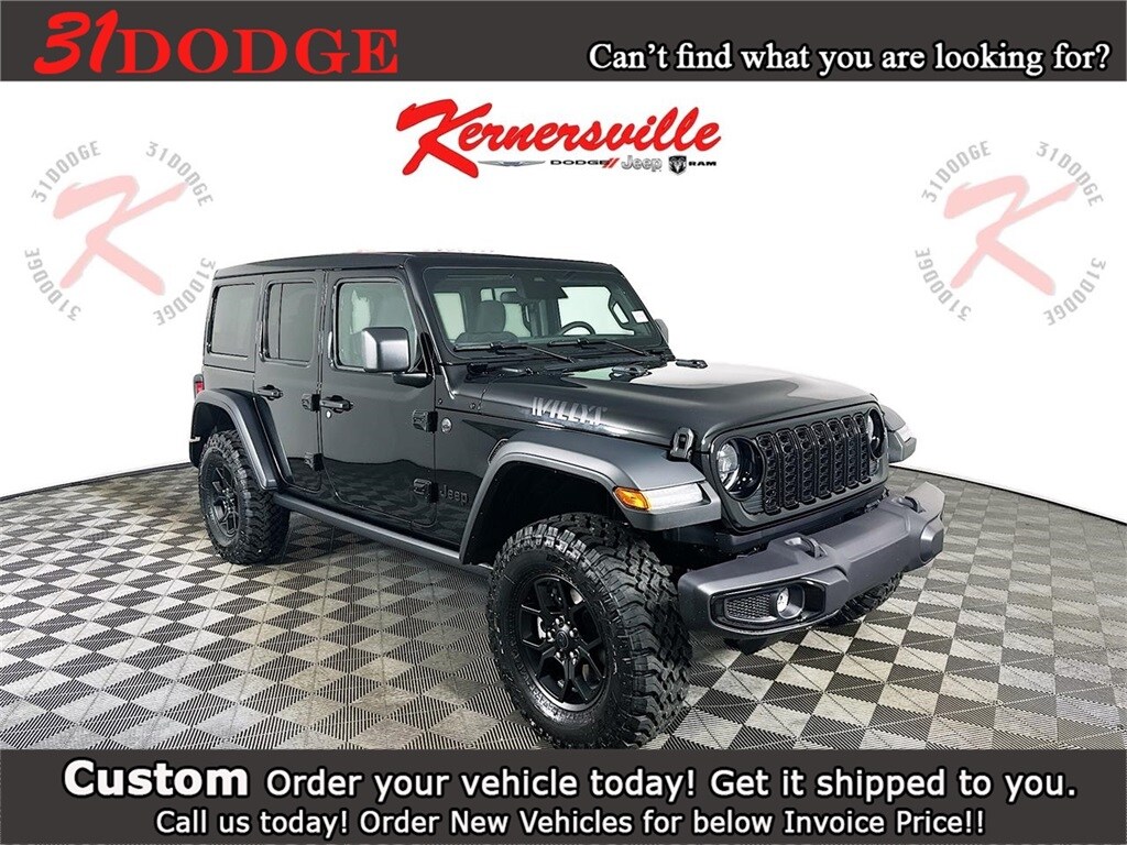 New 2026 Jeep Wrangler 4-DOOR WILLYS Sport Utility