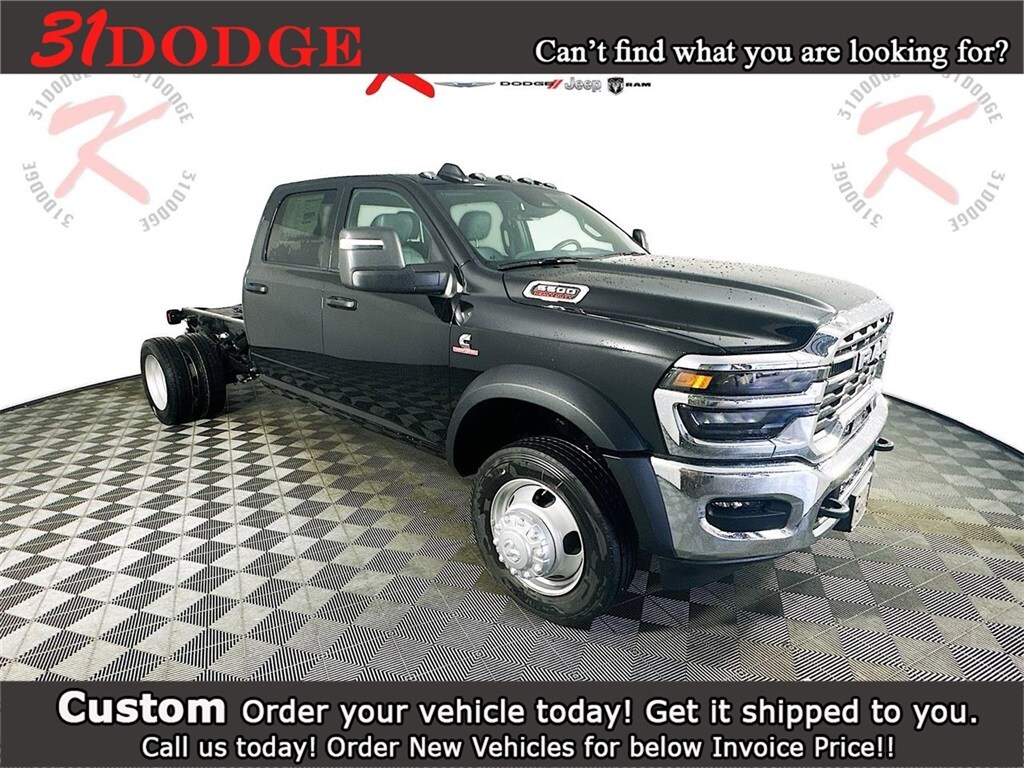 New 2025 Ram 5500 Chassis Cab 5500 TRADESMAN CHASSIS CREW CAB 4X4 60' CA Pickup
