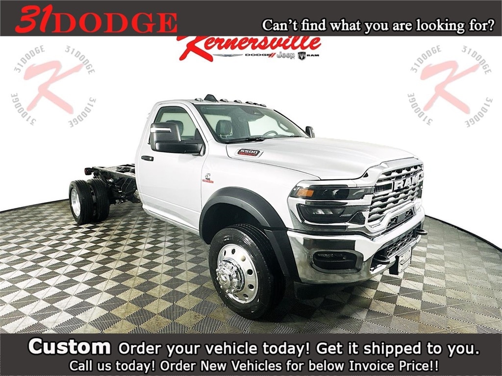New 2025 Ram 5500 Chassis Cab 5500 TRADESMAN CHASSIS REGULAR CAB 4X2 84' CA Pickup