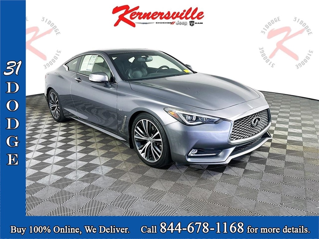 Used 2018 INFINITI Q60 3.0t Luxe Coupe