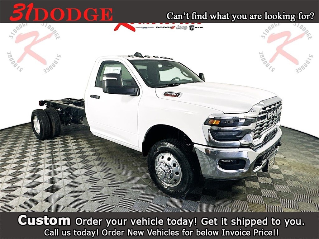 New 2025 Ram 3500 Chassis Cab 3500 TRADESMAN CHASSIS REGULAR CAB 4X2 84' CA Pickup
