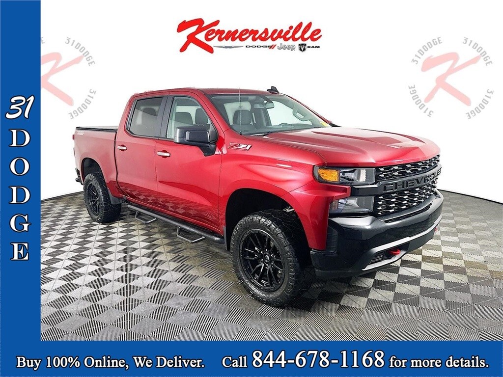 Used 2019 Chevrolet Silverado 1500 Custom Trail Boss Crew Cab