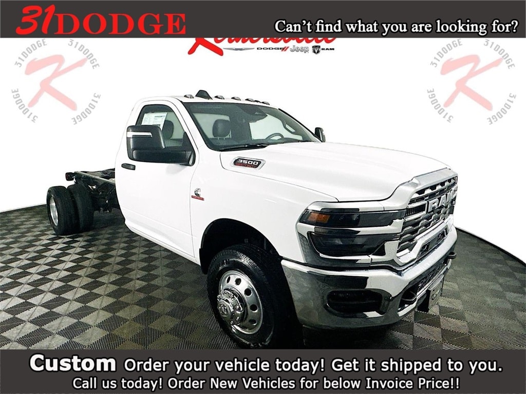New 2025 Ram 3500 Chassis Cab 3500 TRADESMAN CHASSIS REGULAR CAB 4X2 84' CA Pickup