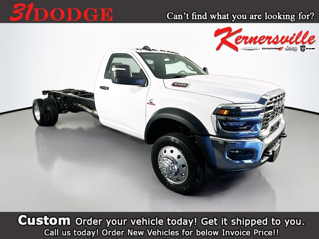New 2026 Ram 5500 Chassis Tradesman 120CA Dually Truck Regular Cab