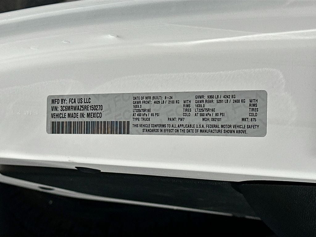 RamPromaster 3500 EV36