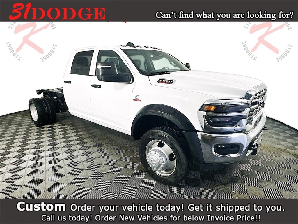 New 2025 Ram 5500 Chassis Tradesman 60CA Dually Truck Crew Cab