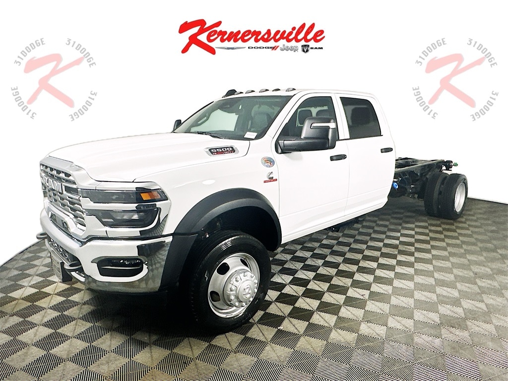 New 2025 Ram 5500 Chassis Tradesman 84CA Dually Truck Crew Cab
