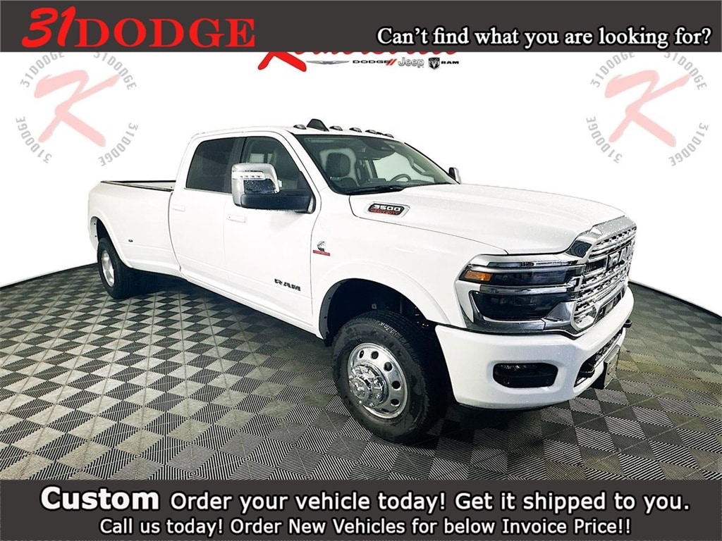 New 2025 Ram 3500 Limited Longhorn 14in Dually Truck Crew Cab LB