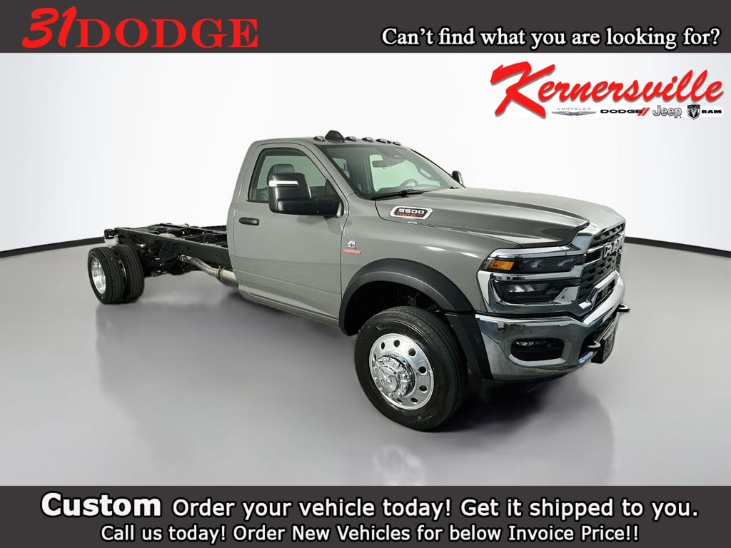 New 2026 Ram 5500 Chassis Tradesman 120CA Dually Truck Regular Cab