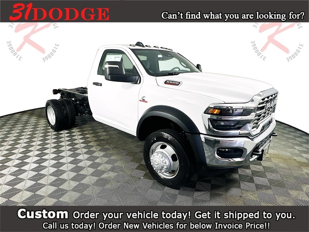 New 2025 Ram 5500 Chassis Tradesman 60CA Dually Truck Regular Cab