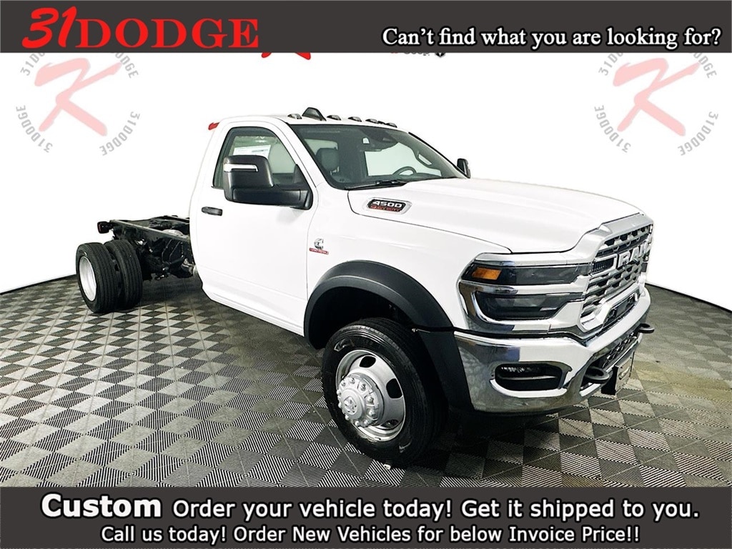 New 2025 Ram 4500 Chassis Tradesman 84CA Dually Truck Regular Cab
