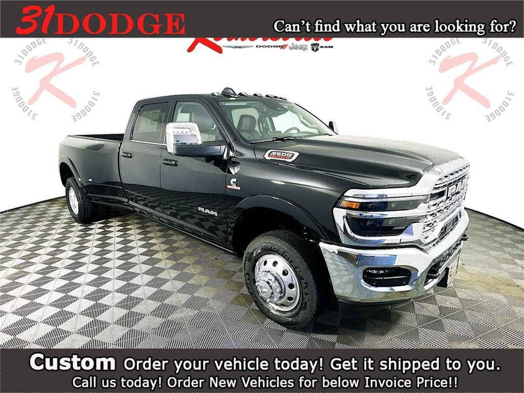 New 2025 Ram 3500 Limited Longhorn 14in Dually Truck Crew Cab LB
