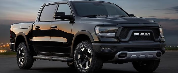 Black 2026 Ram Rebel GT On The Road