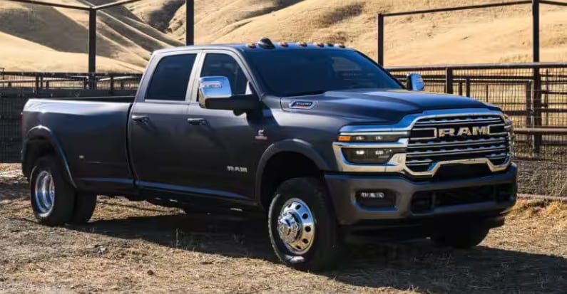 2025 Ram 3500 Limited Longhorn on a Cattle Farm